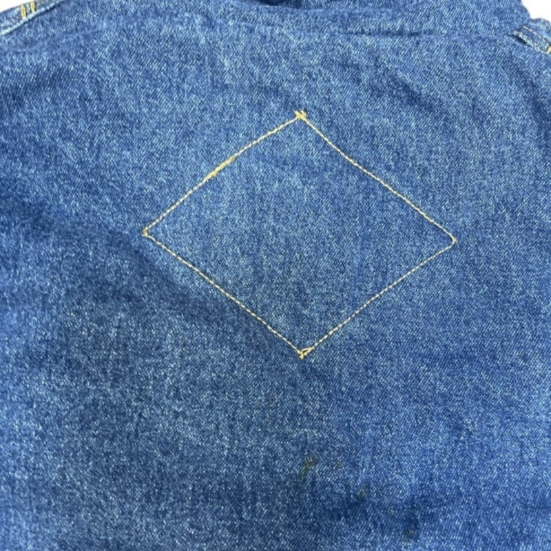 Vintage Context Men’s Denim Jacket with Plaid Lining
