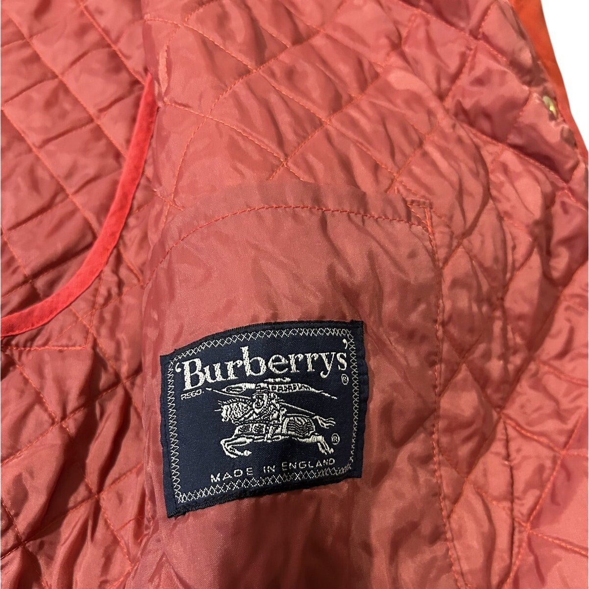 Vintage Burberrys of England Quilted Coat