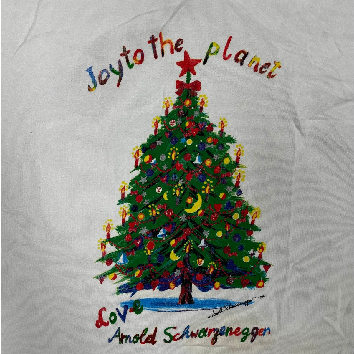 Planet Hollywood Made in the USA Arnold Schwarzenegger Edition Holiday Sweatshirt
