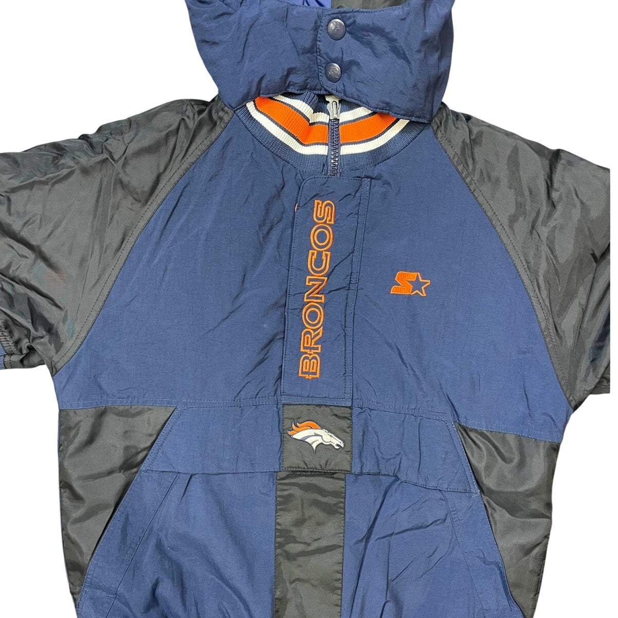 NFL Denver Broncos Pullover Jacket with Hood