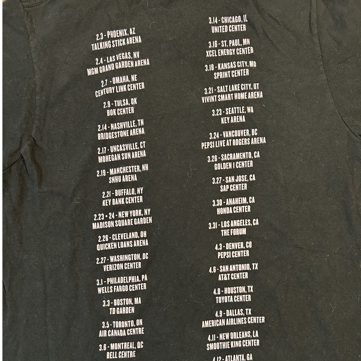 Ariana Grande 2017 Dangerous Woman Tour Shirt