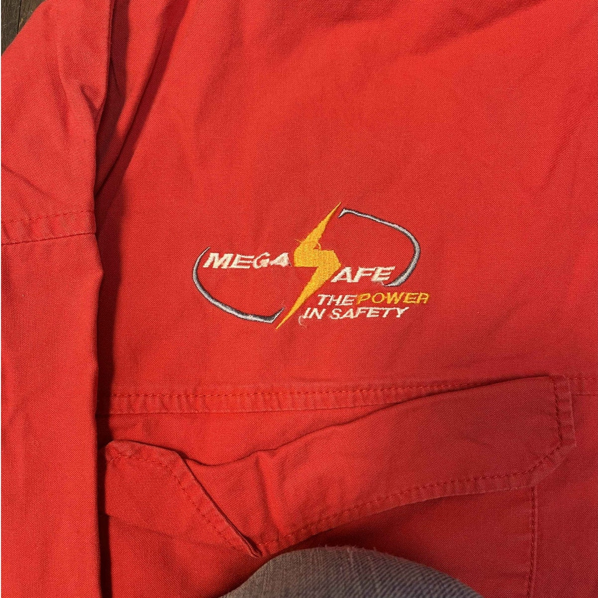 Vintage OWNCO Marketing Mage Safe Work Jacket