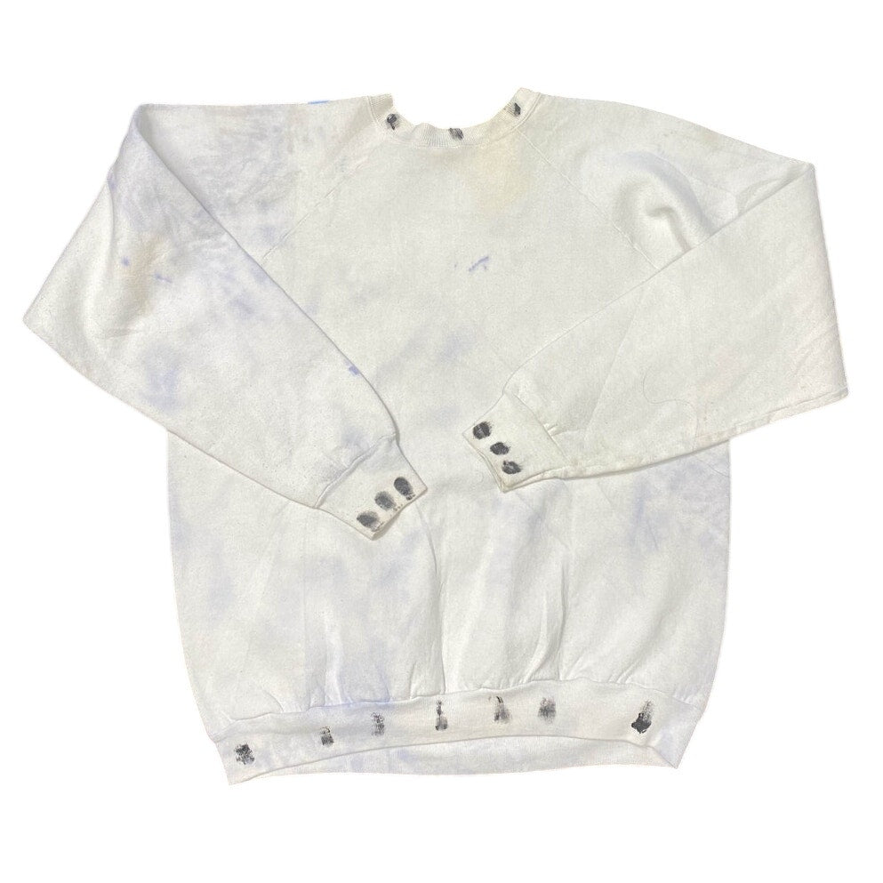 Multi Color Fruit of Loom White Sweatshirt