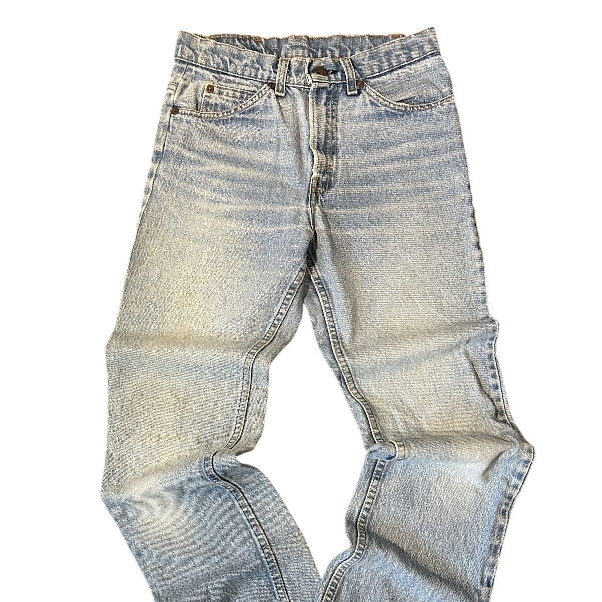 Vintage 80’s Levi’s Orange Tab Light Wash Jeans 28x30