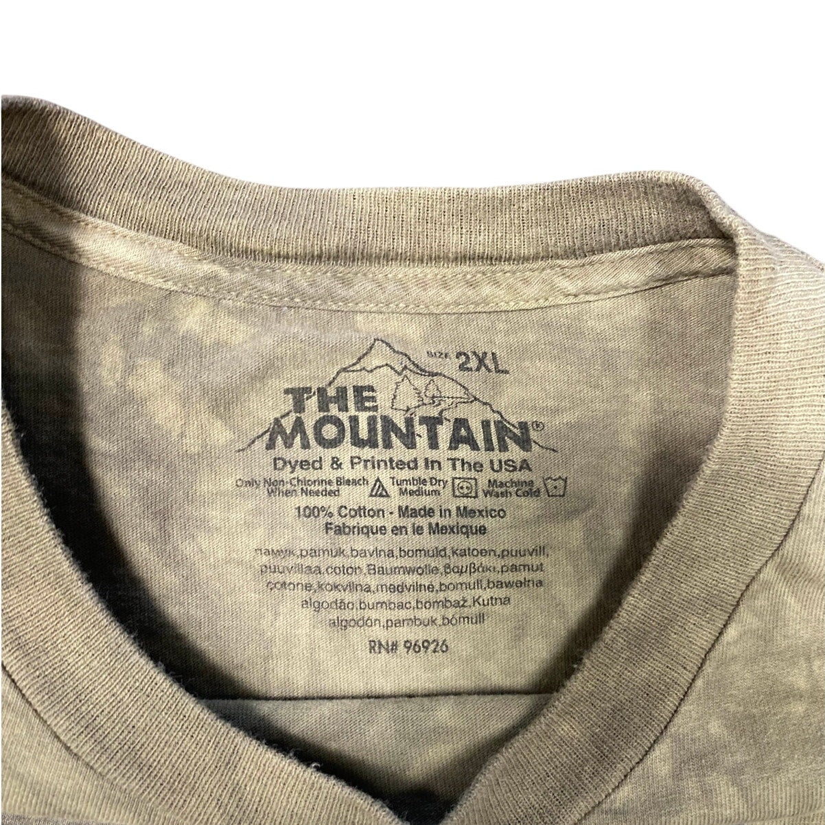 The Mountain Green and Brown Long-sleeve
