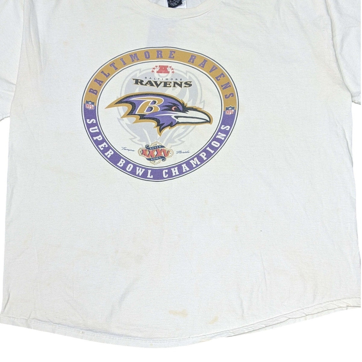 Nike Team Baltimore Ravens Super Bowl Champions NFL Tee