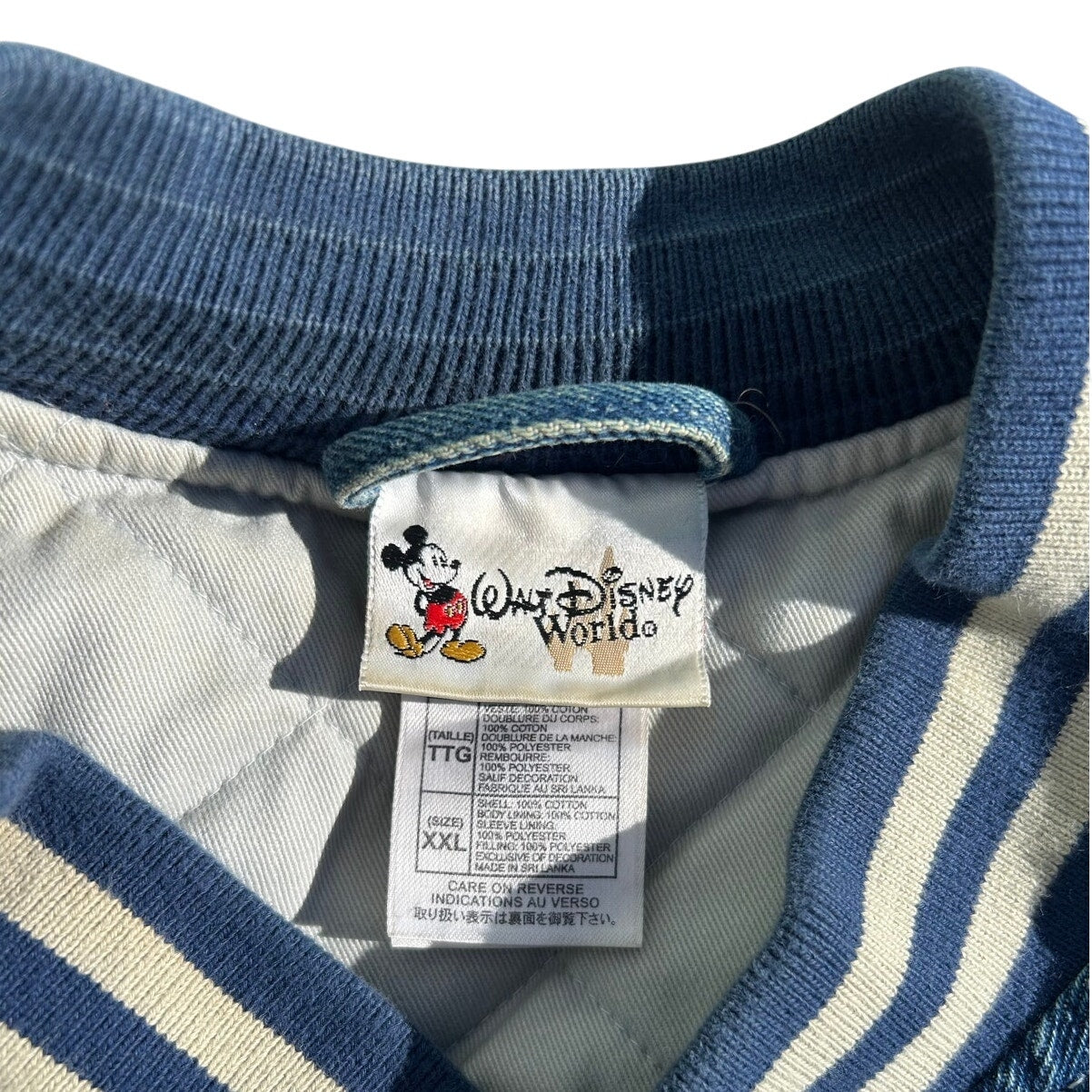 Vintage Walt Disney 90’s Denim Bomber Jacket