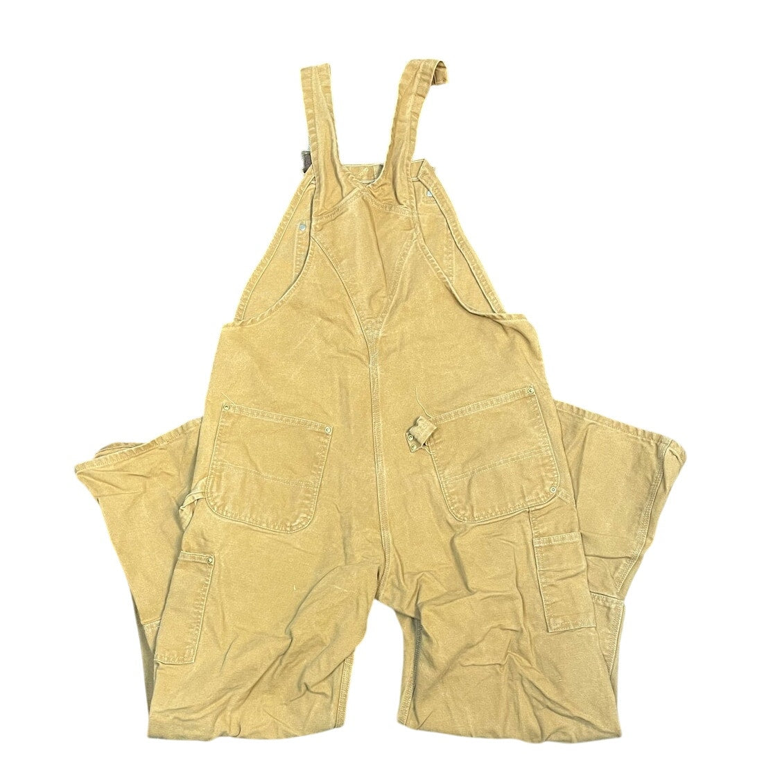 Vintage Carhartt Overalls Tan Heavy Duty