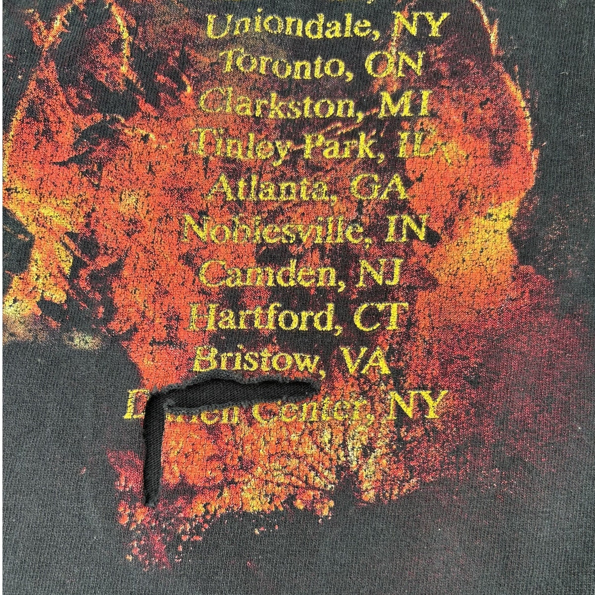 Gildan Vintage Disturbed Indestructible 2008 Tour Shirt