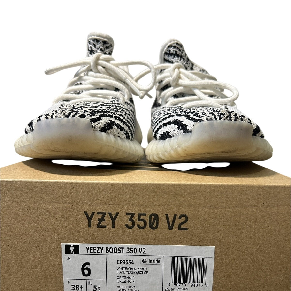 Adidas Yeezy Boost 350 V2 Zebra with Box