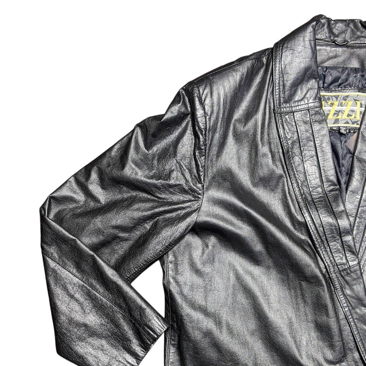 IZZI Leather Trench Coat