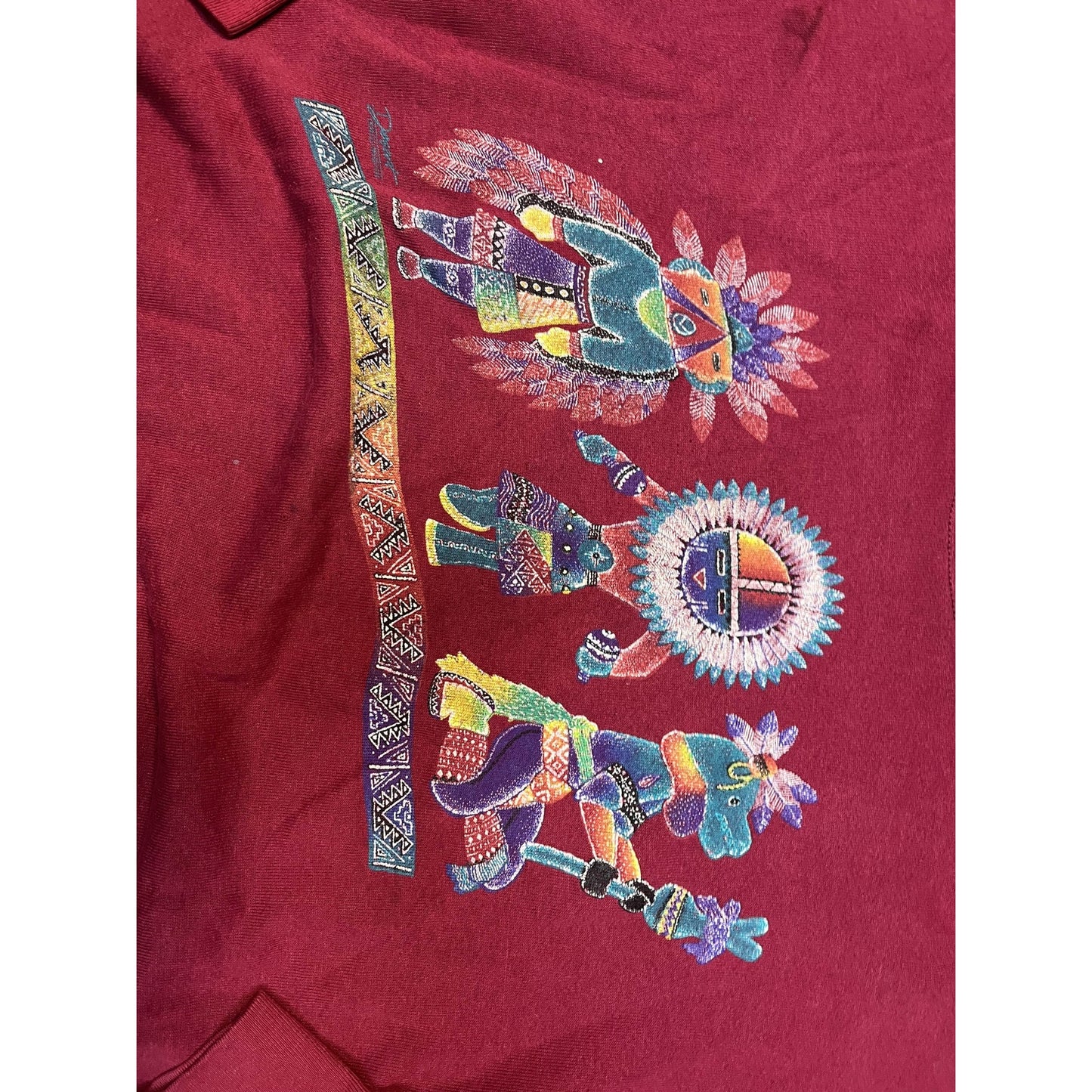 Fruit of the Loom Vintage Native American Culture Sweater