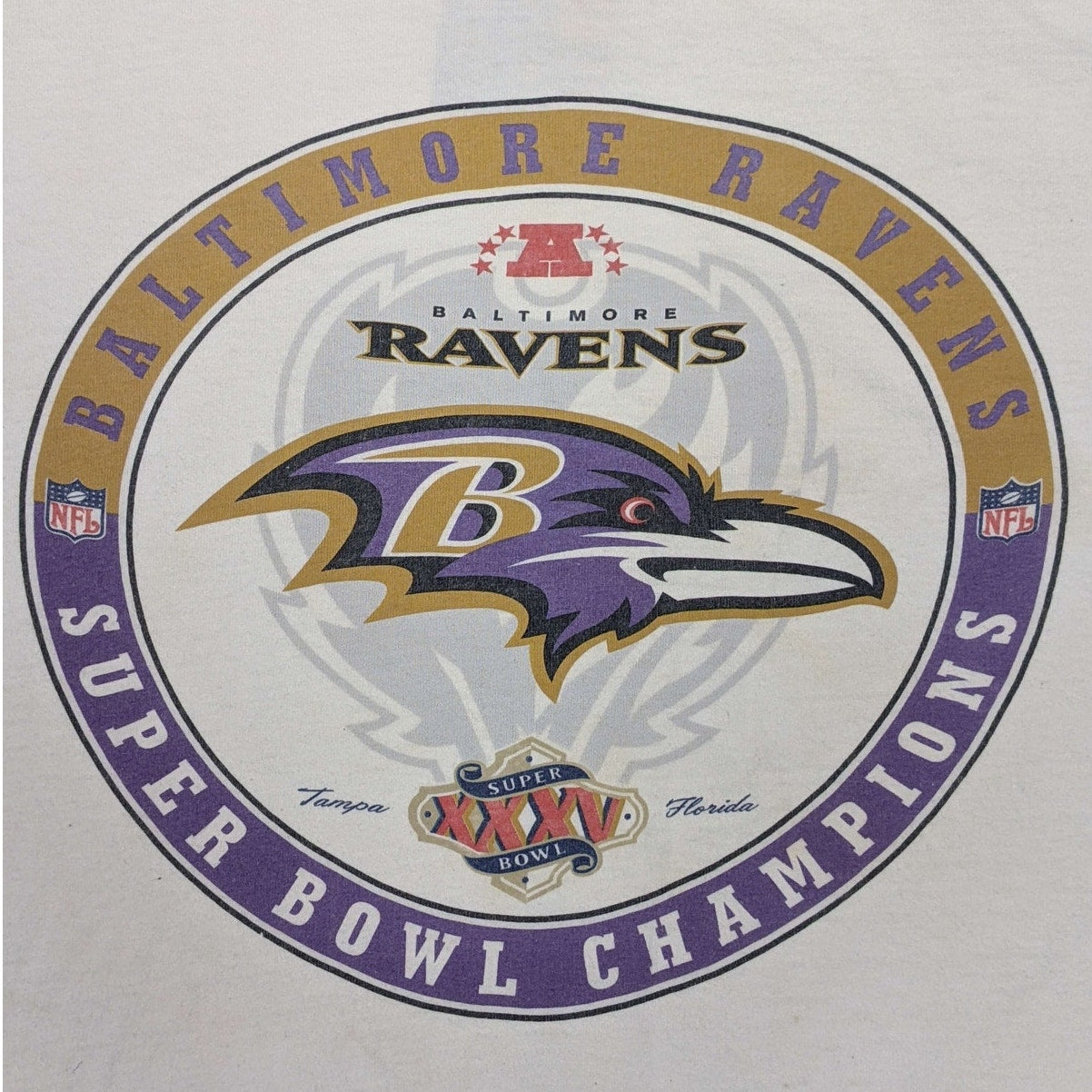 Nike Team Baltimore Ravens Super Bowl Champions NFL Tee