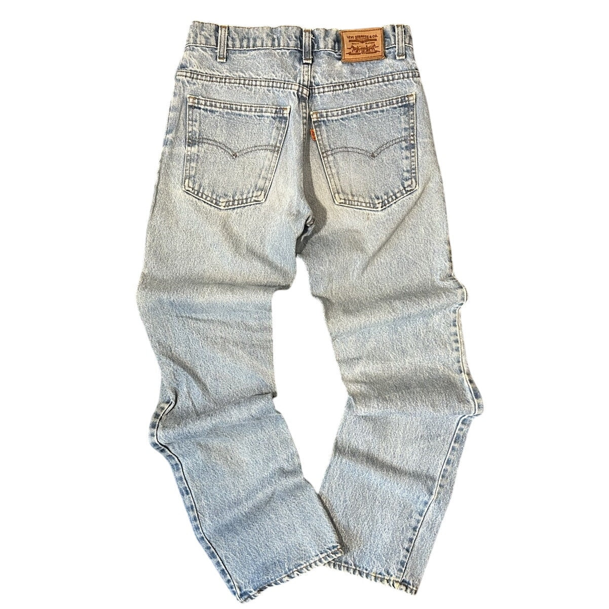 Vintage 80’s Levi’s Orange Tab Light Wash Jeans 28x30