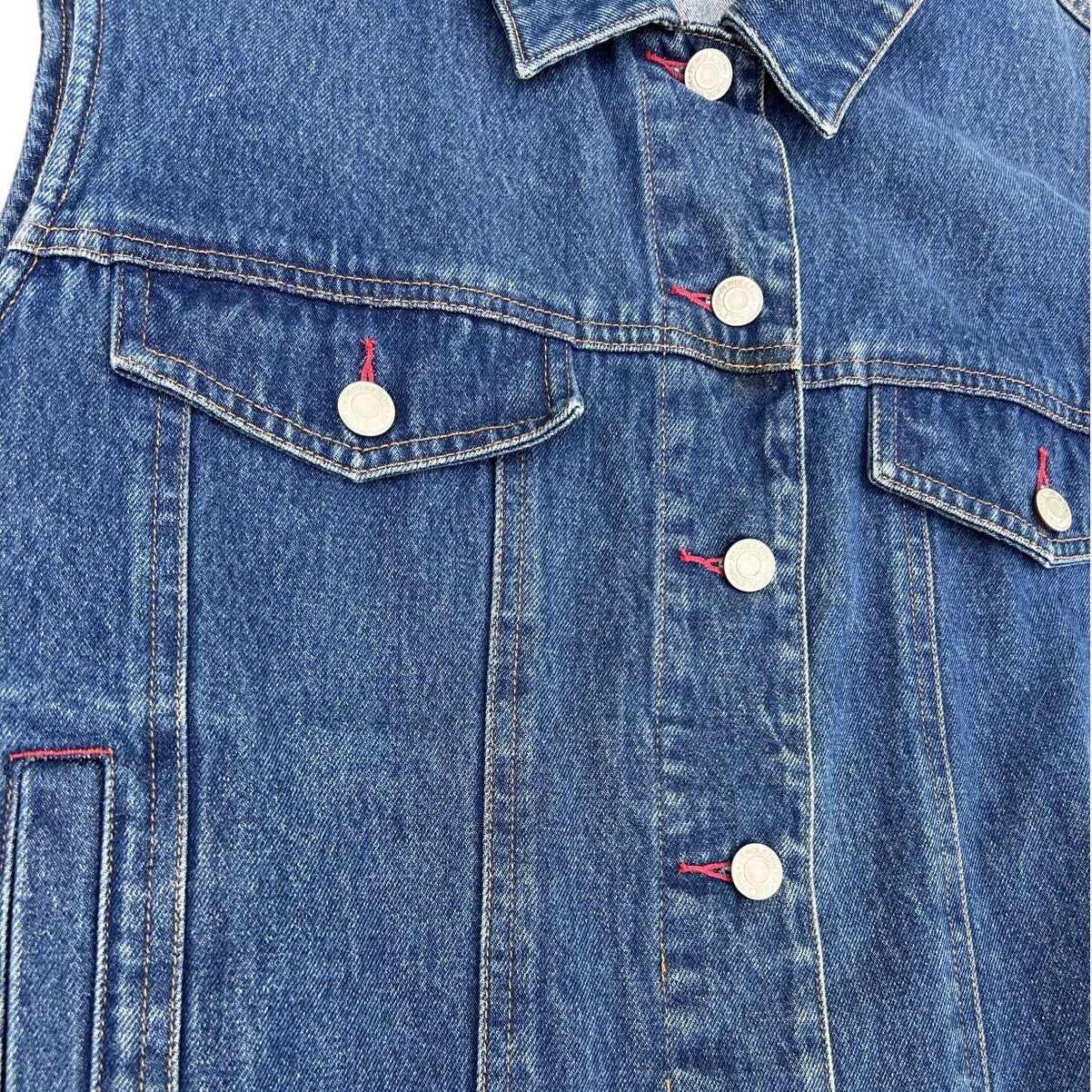 Pendleton Denim Wool Aztec Vest
