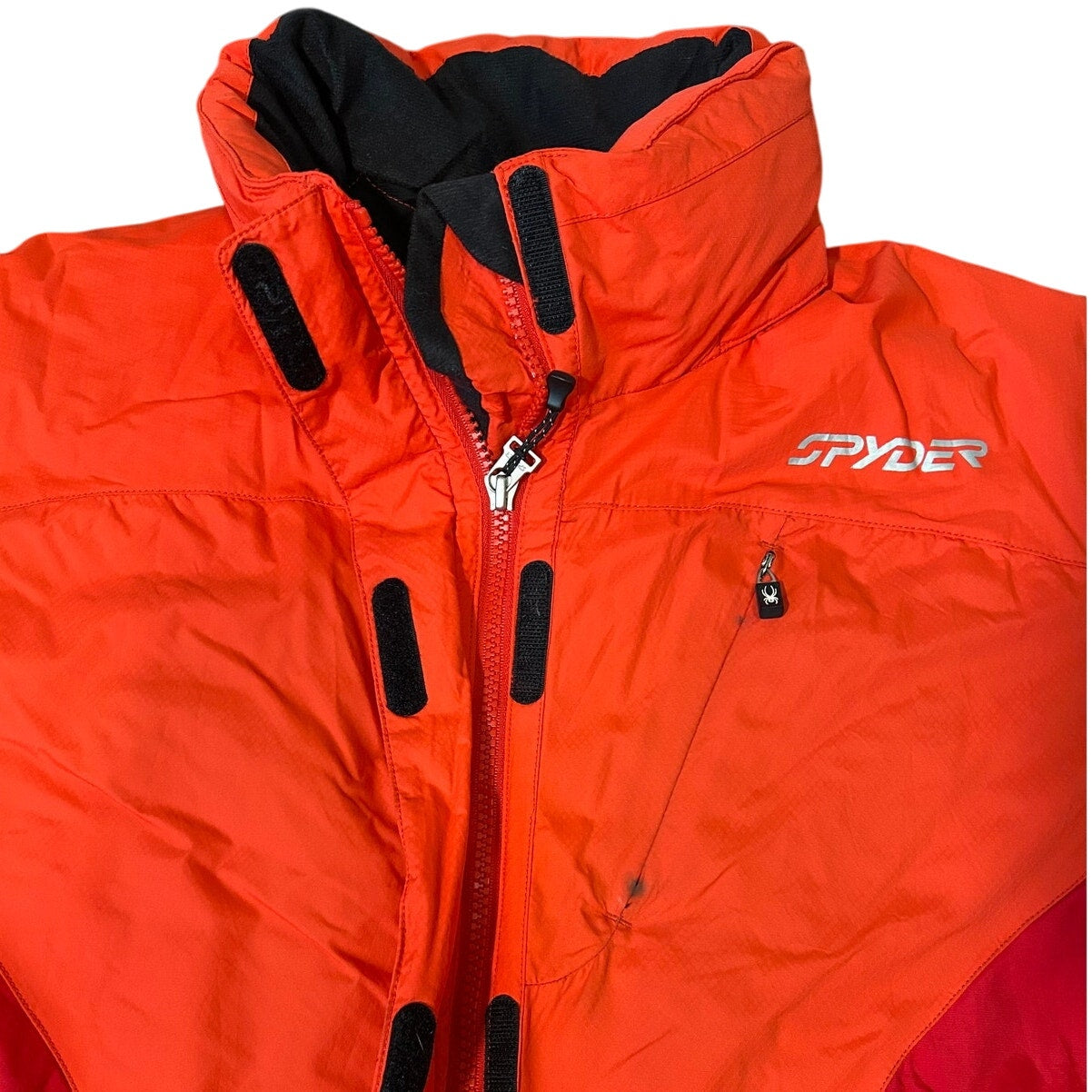 Men’s Spyder Axys Dermizax Red Orange Full Zip Jacket