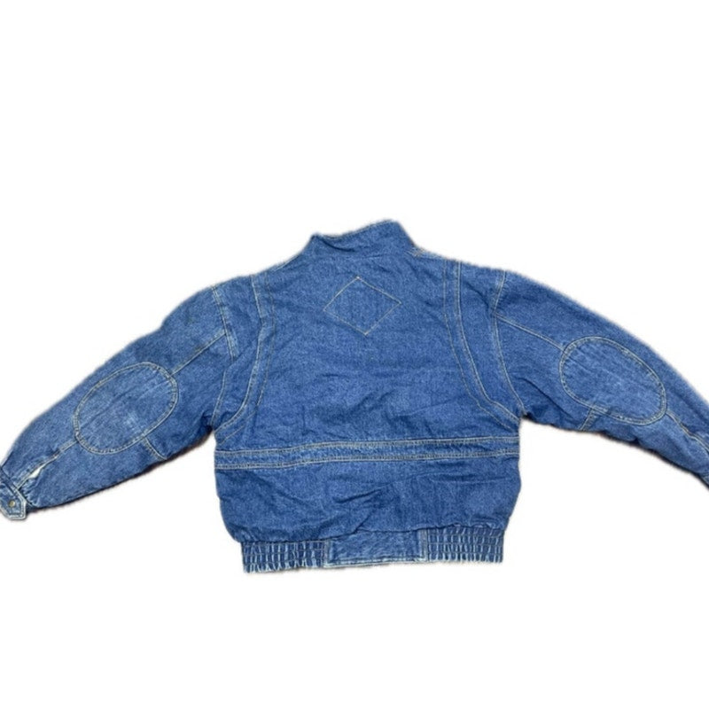 Vintage Context Men’s Denim Jacket with Plaid Lining