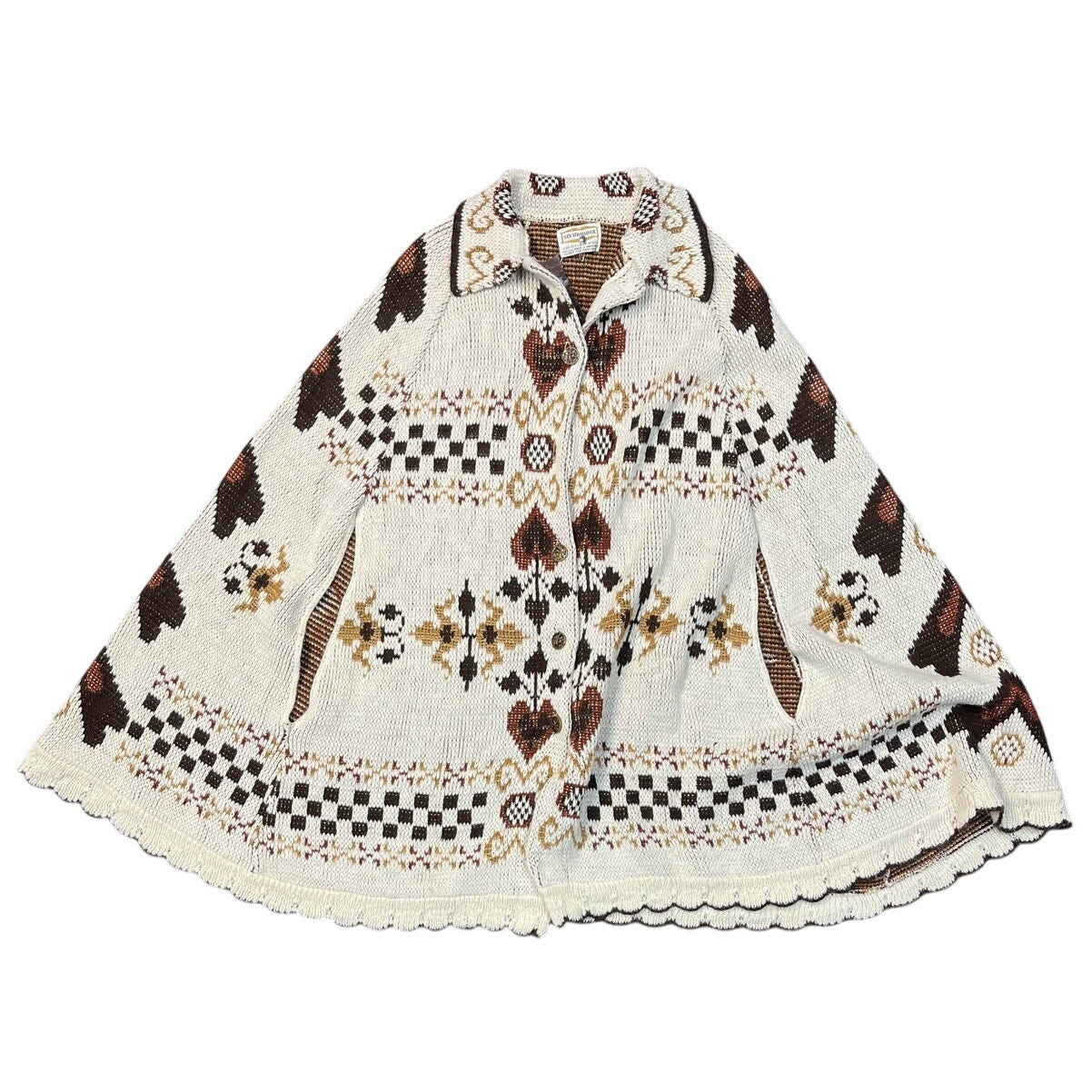 Vintage 70s Sturbridge Poncho Wrap Cape