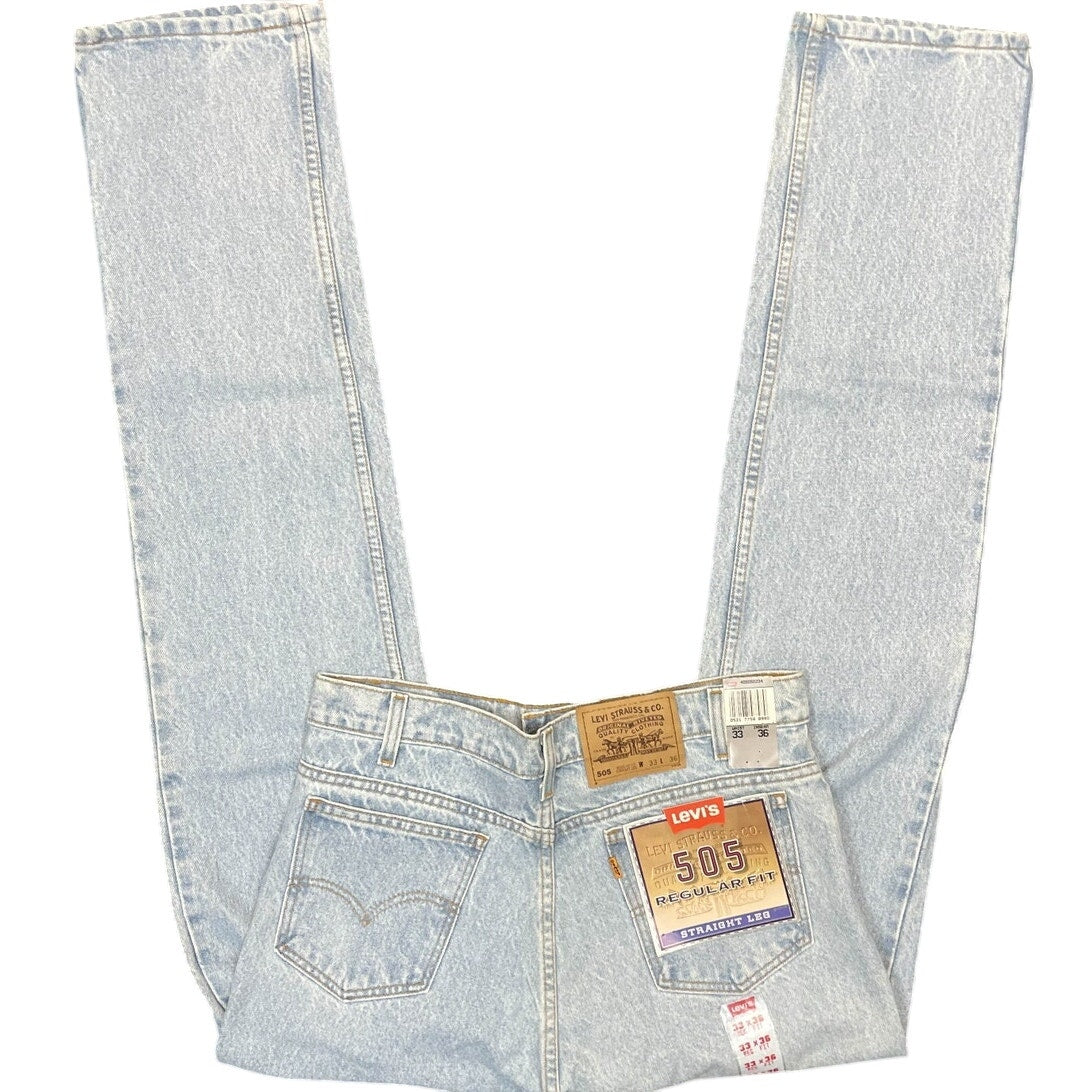 Vintage Levi’s 505 Regular Fit Straight Leg Light Wash