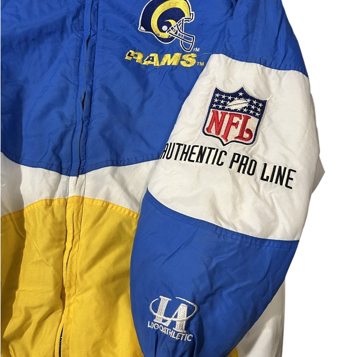 Vintage Authentic Pro Line NFL LA Rams Jacket