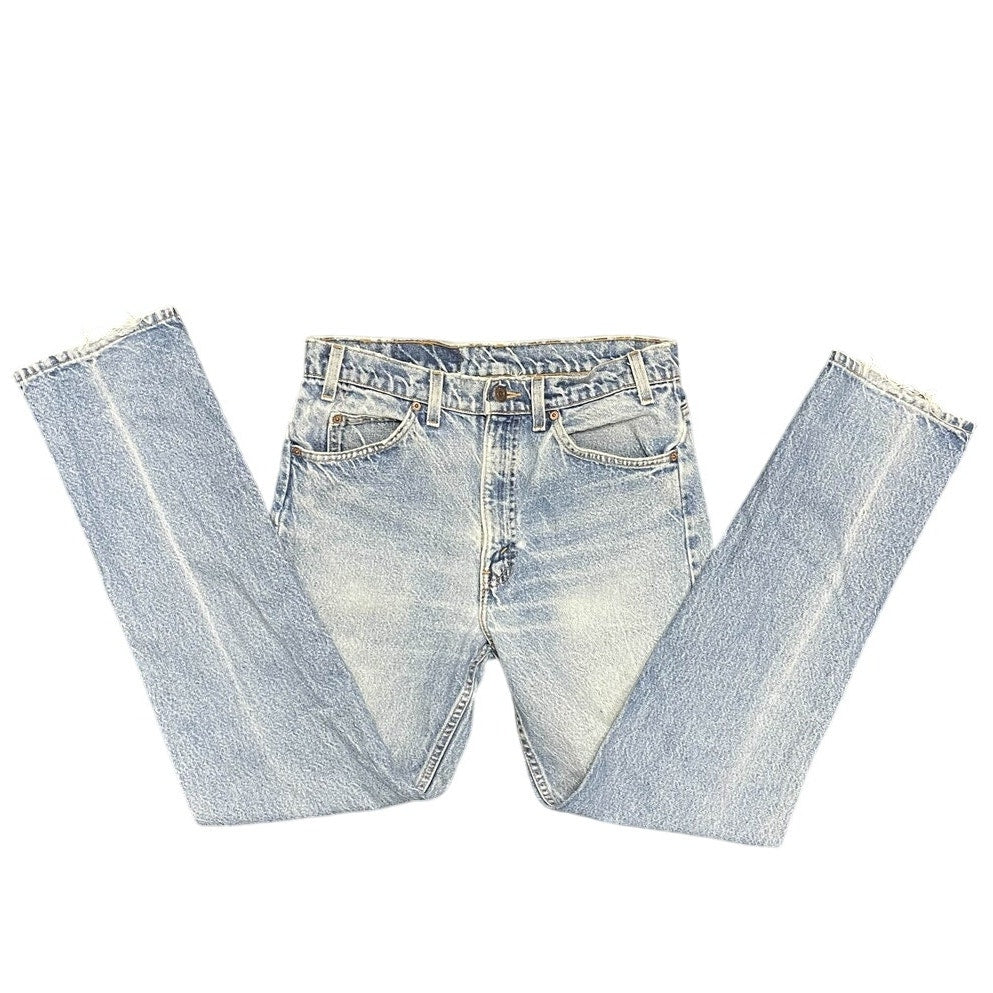 Vintage Light Wash Orange Tab 505 Levi Jeans