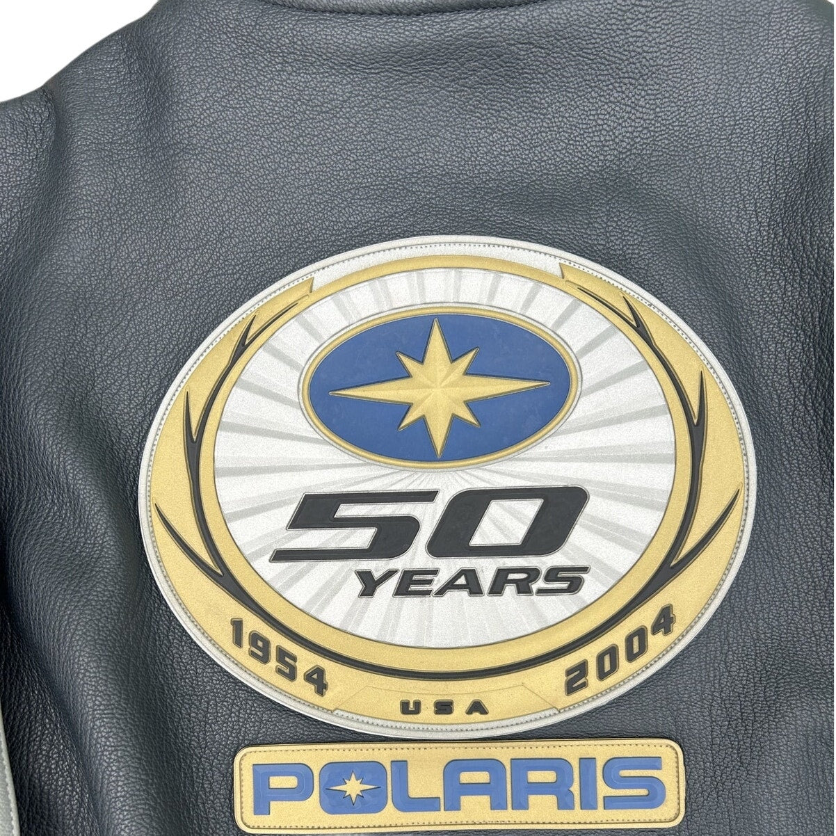 Vintage 50th Anniversary Polaris Leather Letterman Jacket