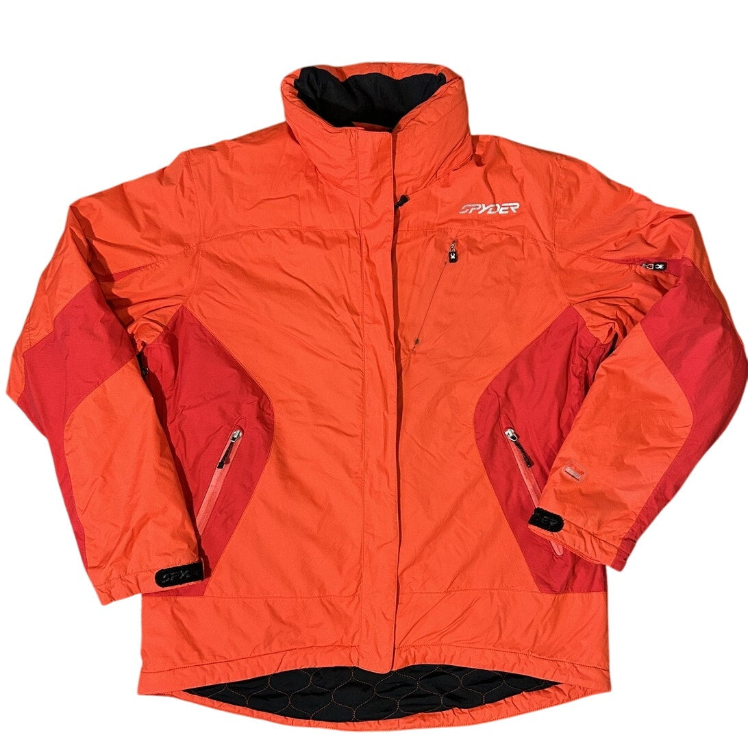 Men’s Spyder Axys Dermizax Red Orange Full Zip Jacket