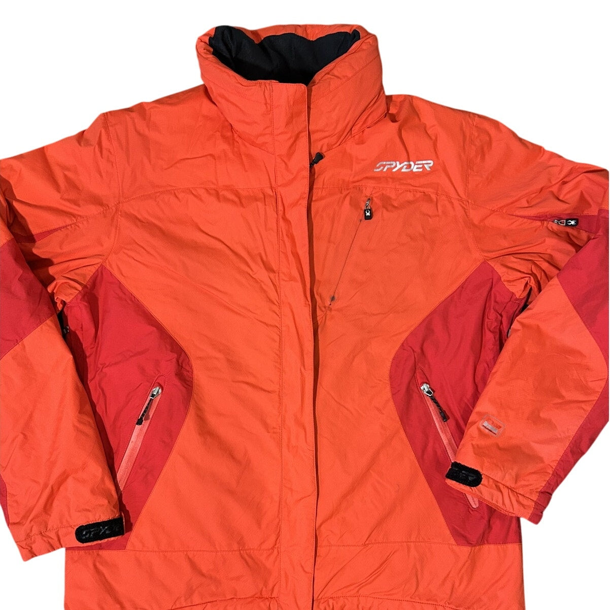 Men’s Spyder Axys Dermizax Red Orange Full Zip Jacket