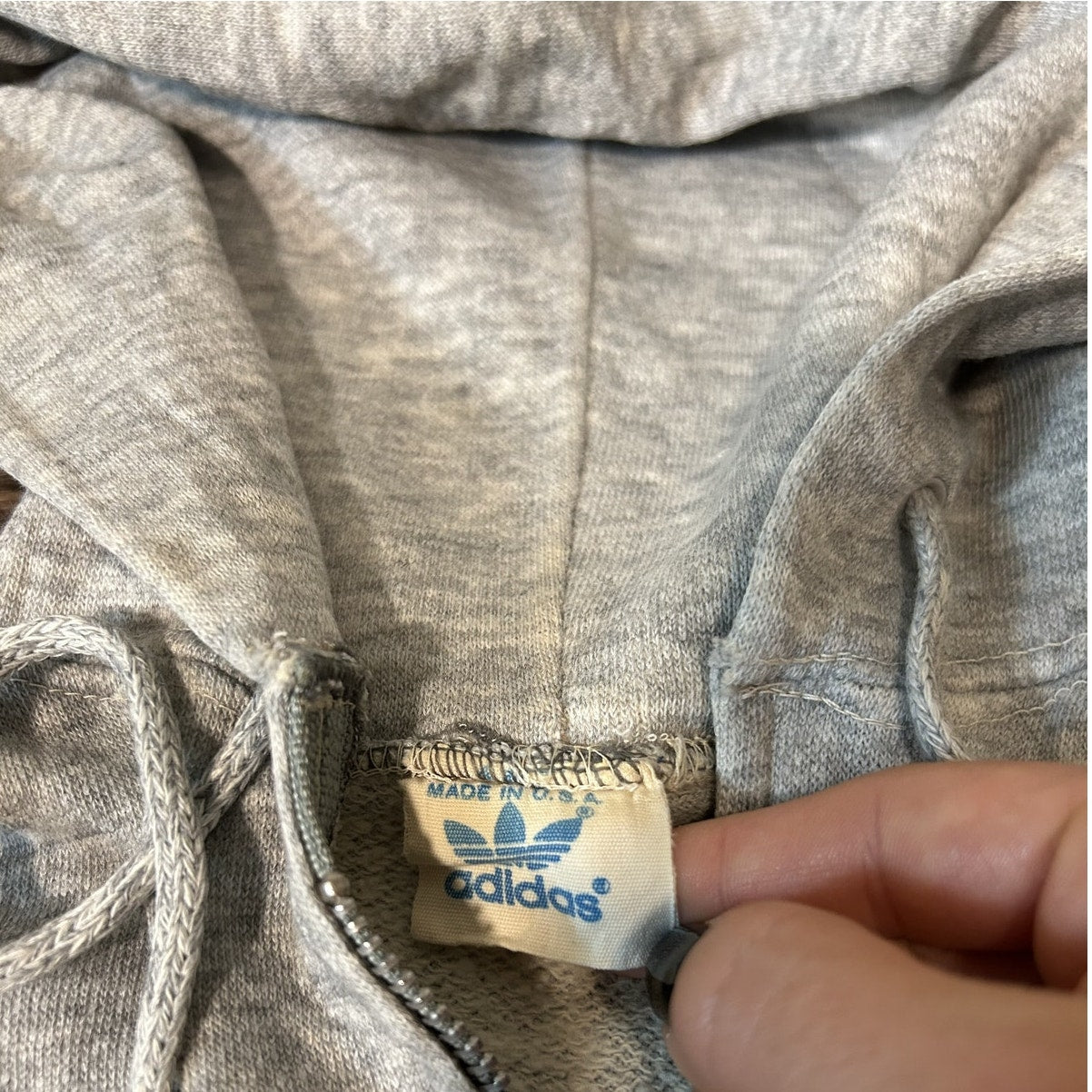Vintage Women’s 80’s Adidas Zip-Up Hoodie