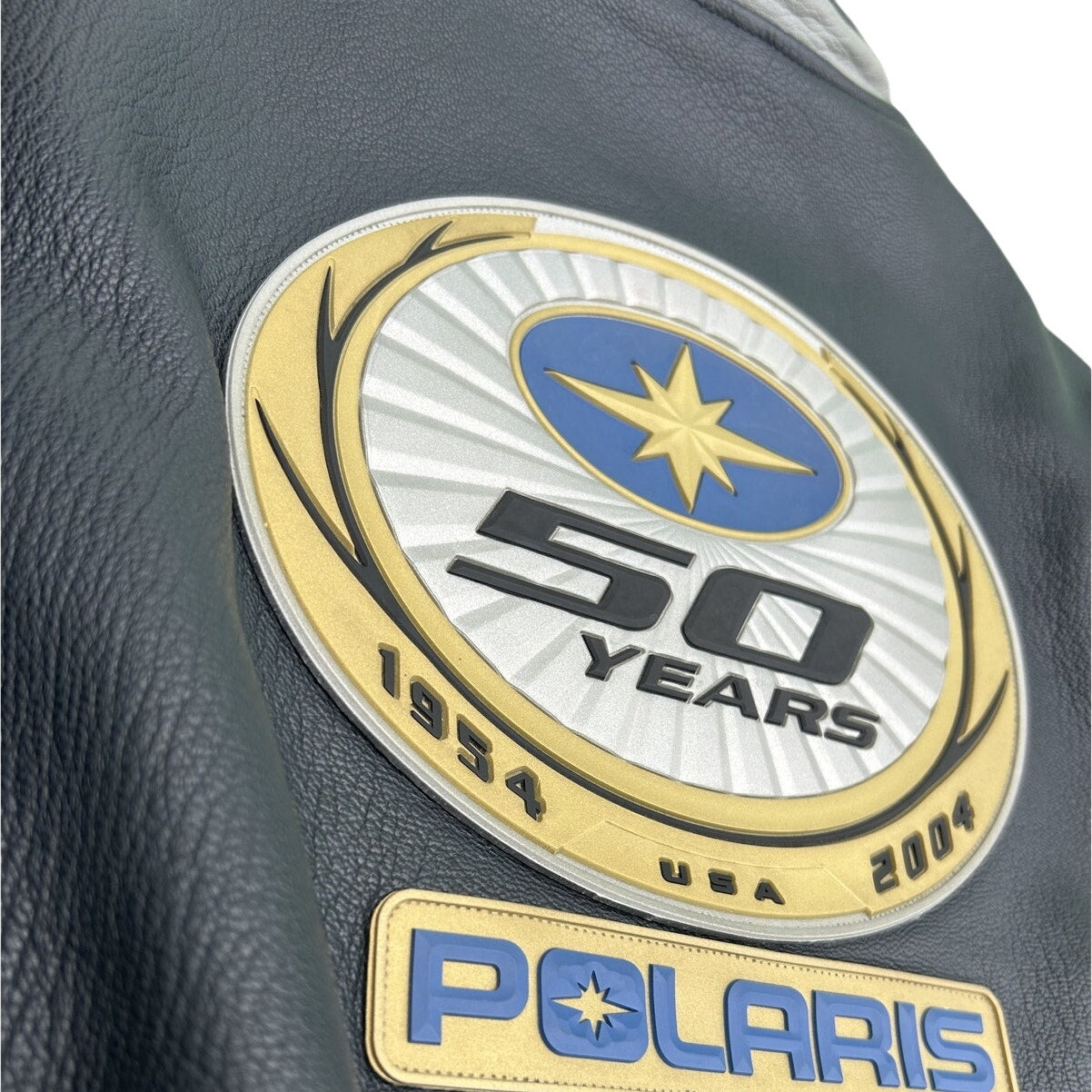 Vintage 50th Anniversary Polaris Leather Letterman Jacket