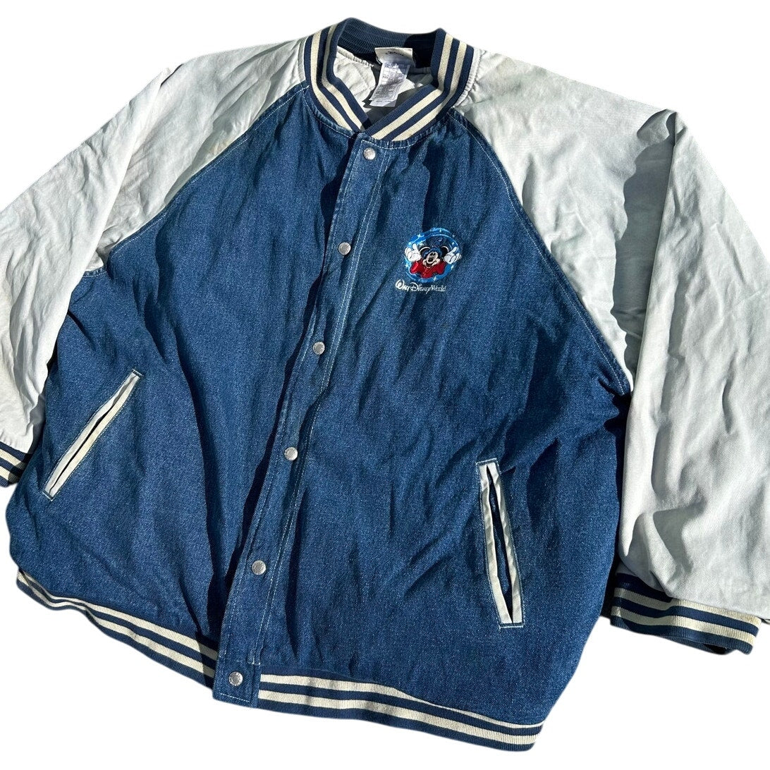 Vintage Walt Disney 90’s Denim Bomber Jacket