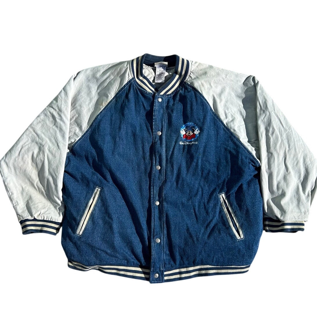 Vintage Walt Disney 90’s Denim Bomber Jacket