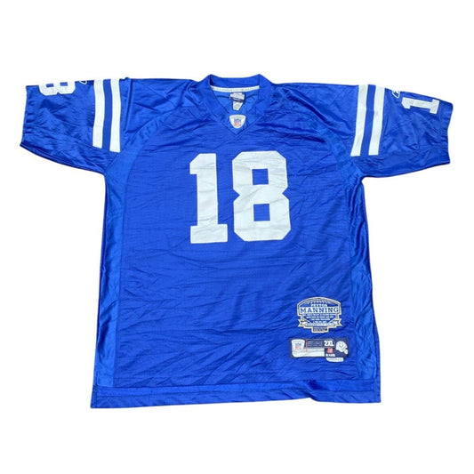 Equipment NFL Authentic Blue Manning Jersey