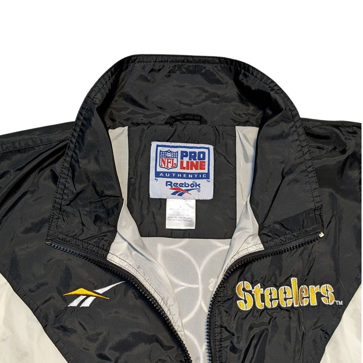 Reebok Authentic NFL PRO LINE Steelers Wind Breaker