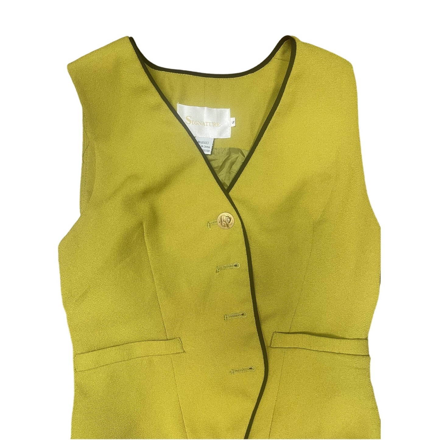 Vintage Signature Preppy Vest