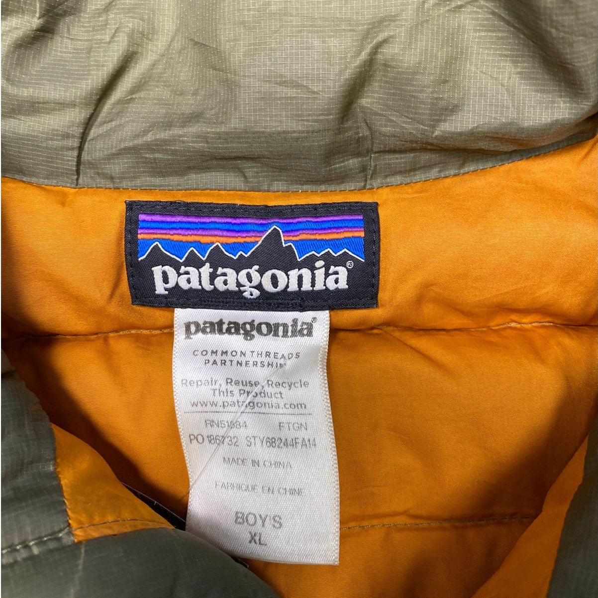 Patagonia Green Puffer Jacket