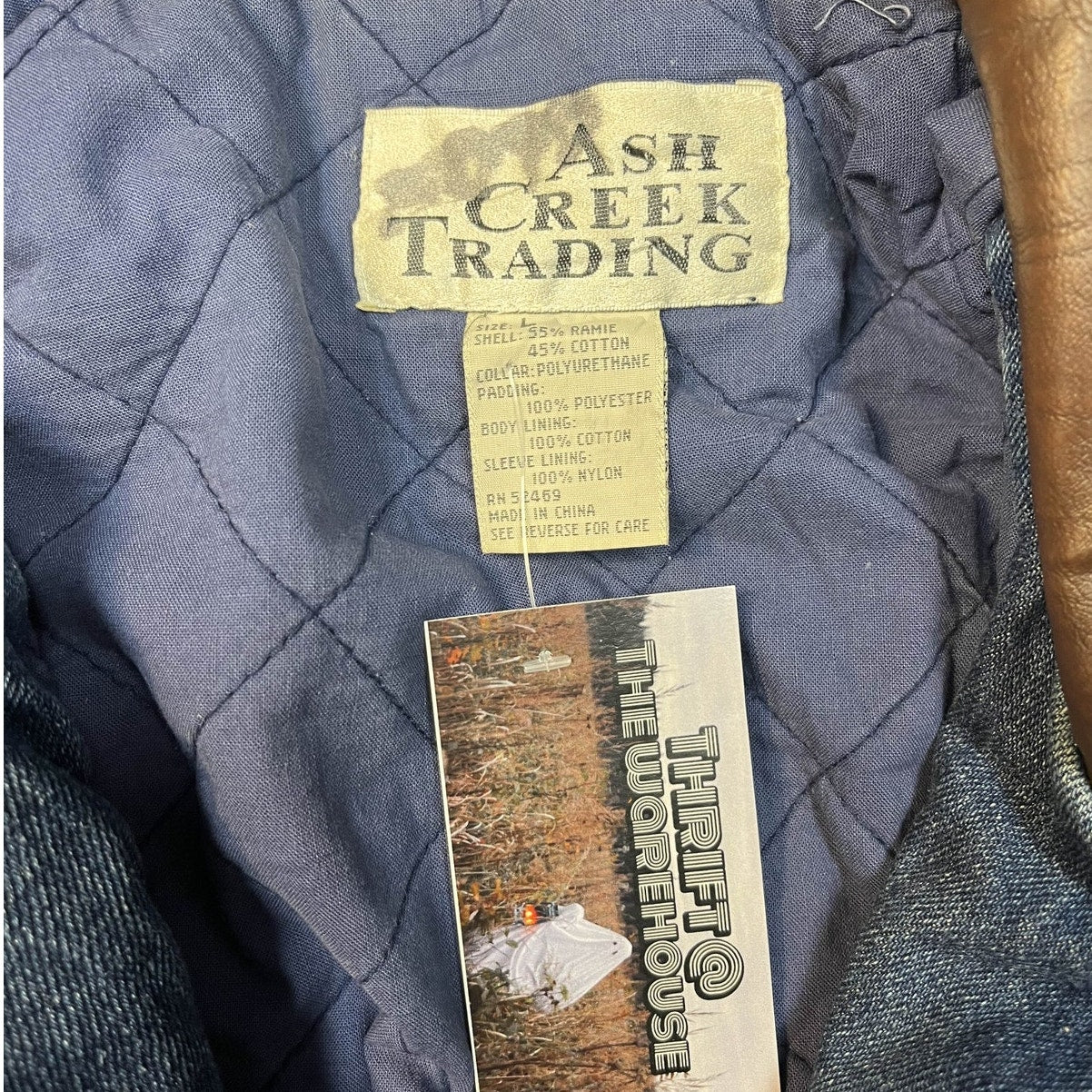 Ash Creek Trading Denim Bomber Jacket