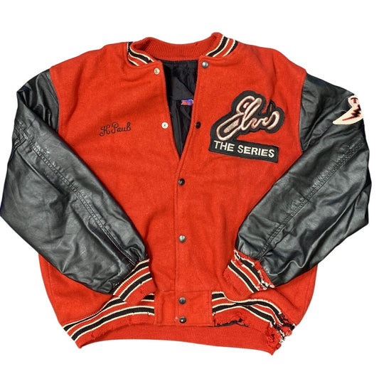 The Cloth Tattoo Red and Black The Series Bomber Jacket