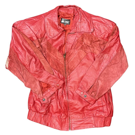 Comint Red Leather Jacket