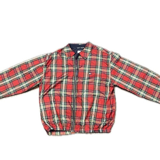 Men’s Tommy Hilfiger Plaid Red Windbreaker