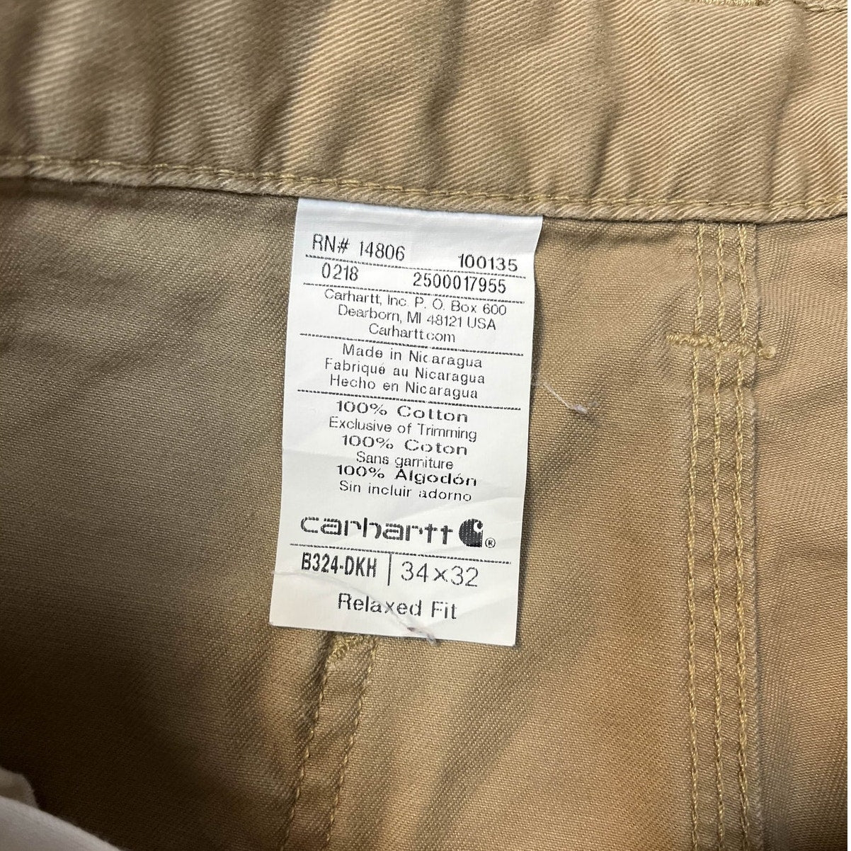 Carhartt Tan Pants