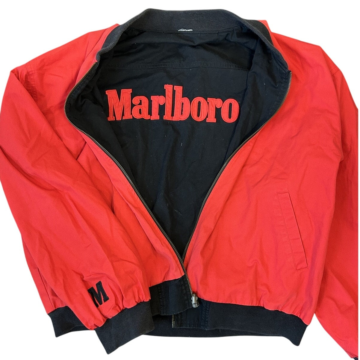 Men’s Vintage 1990’s Marlboro Reversible Bomber Jacket