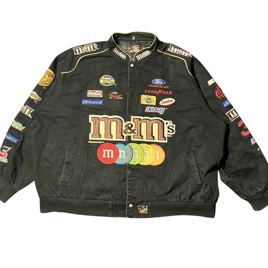 Vintage Jeff Hamilton M&M's Racing Nascar Jacket