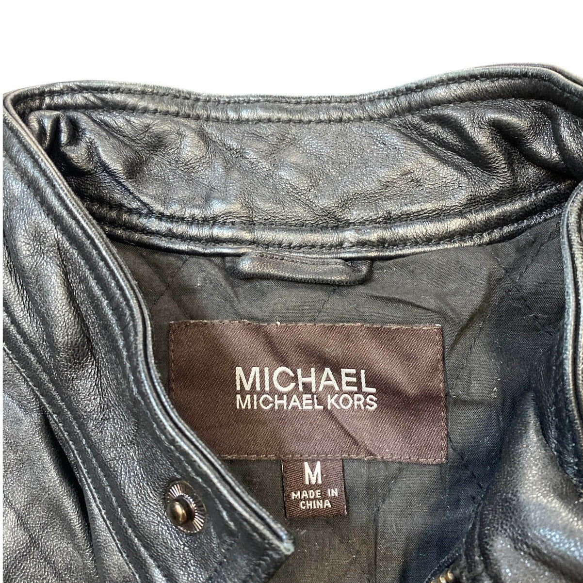 Micheal Kors Black Leather Jacket