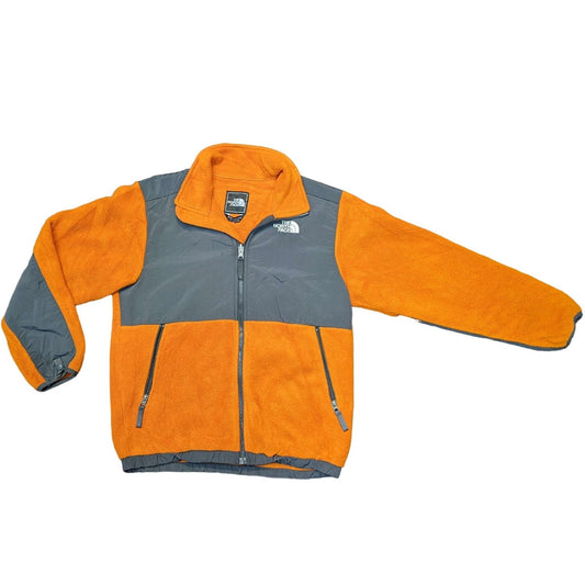 Orange & Grey North Face Fleece Boys Jacket