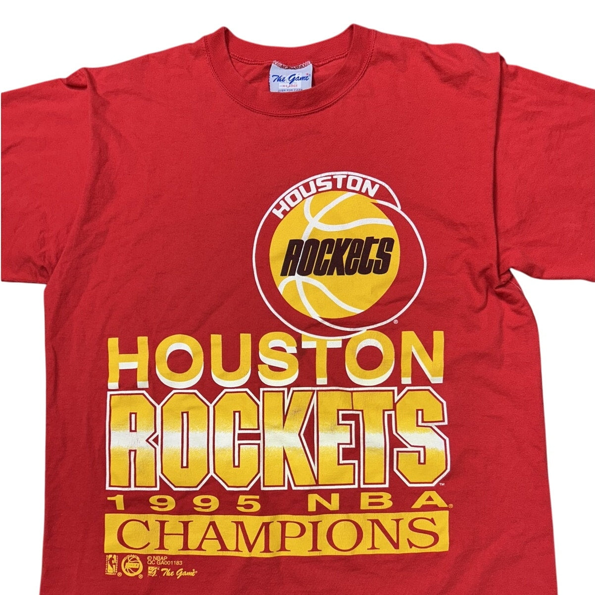 The Game Vintage 1995 Houston Rockets NBA Championship T-shirt