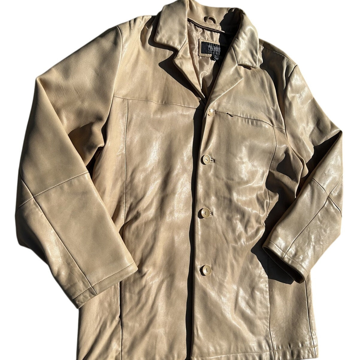 Wilsons Leather Cream Coat