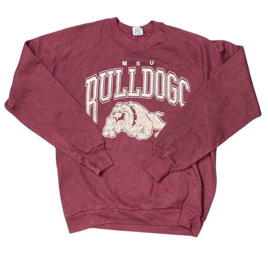 Jerzees Maroon MSU Bulldogs Sweatshirt