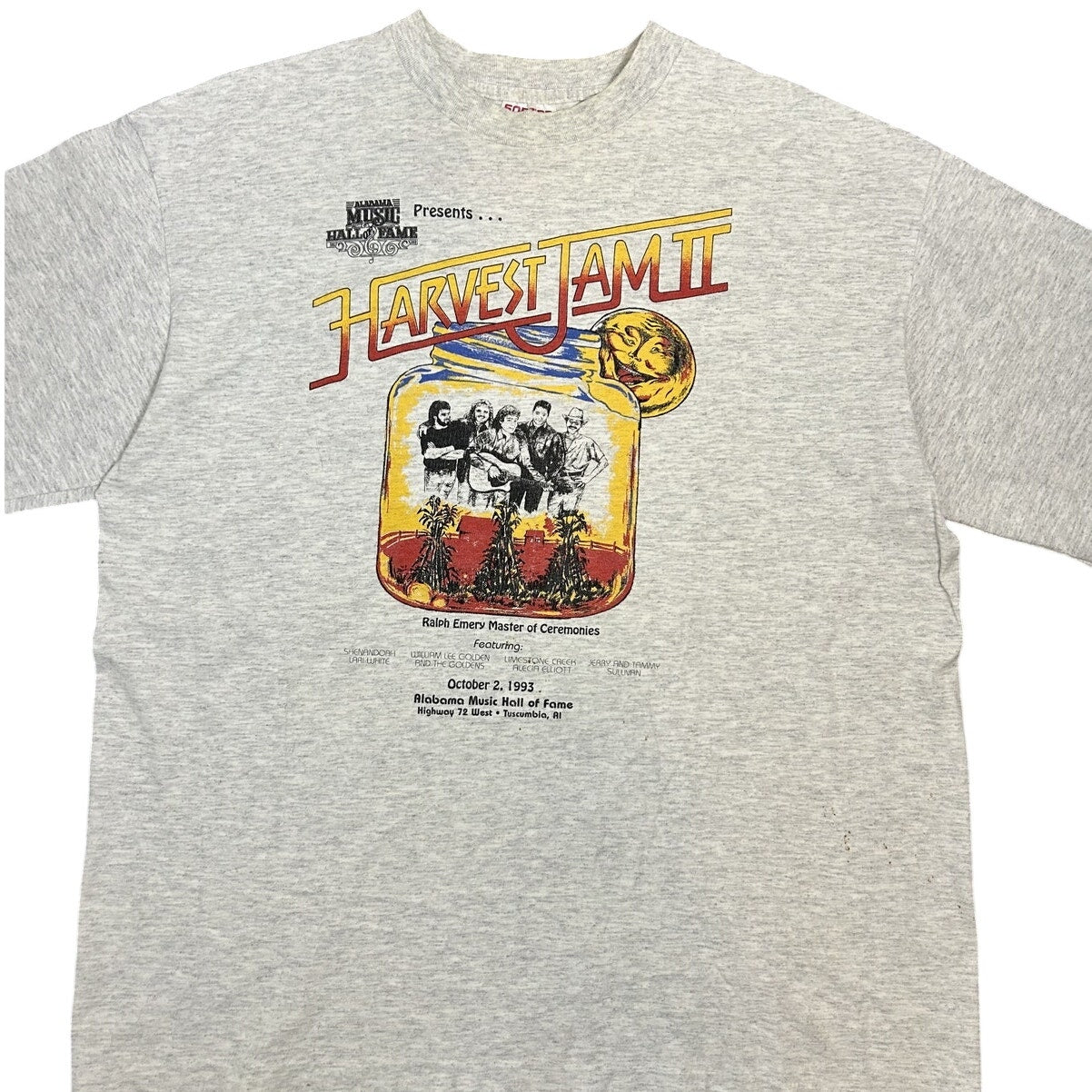 Vintage 1993 Music Hall of Fame Harvest Jam II Tee