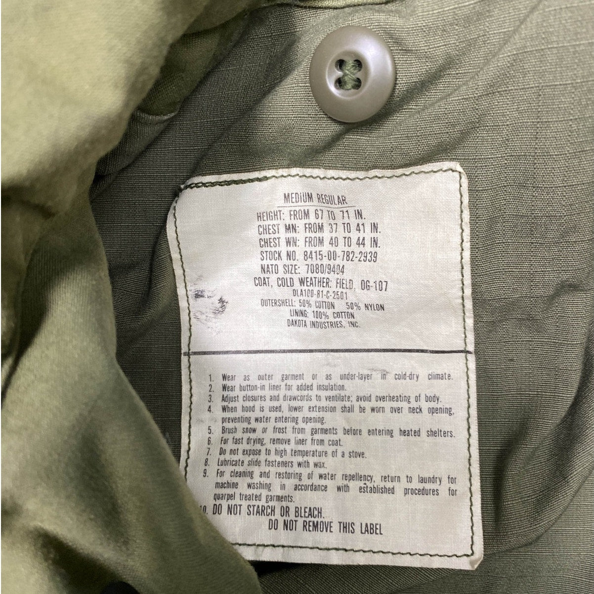 US Air Force Gladney Green Military Jacket